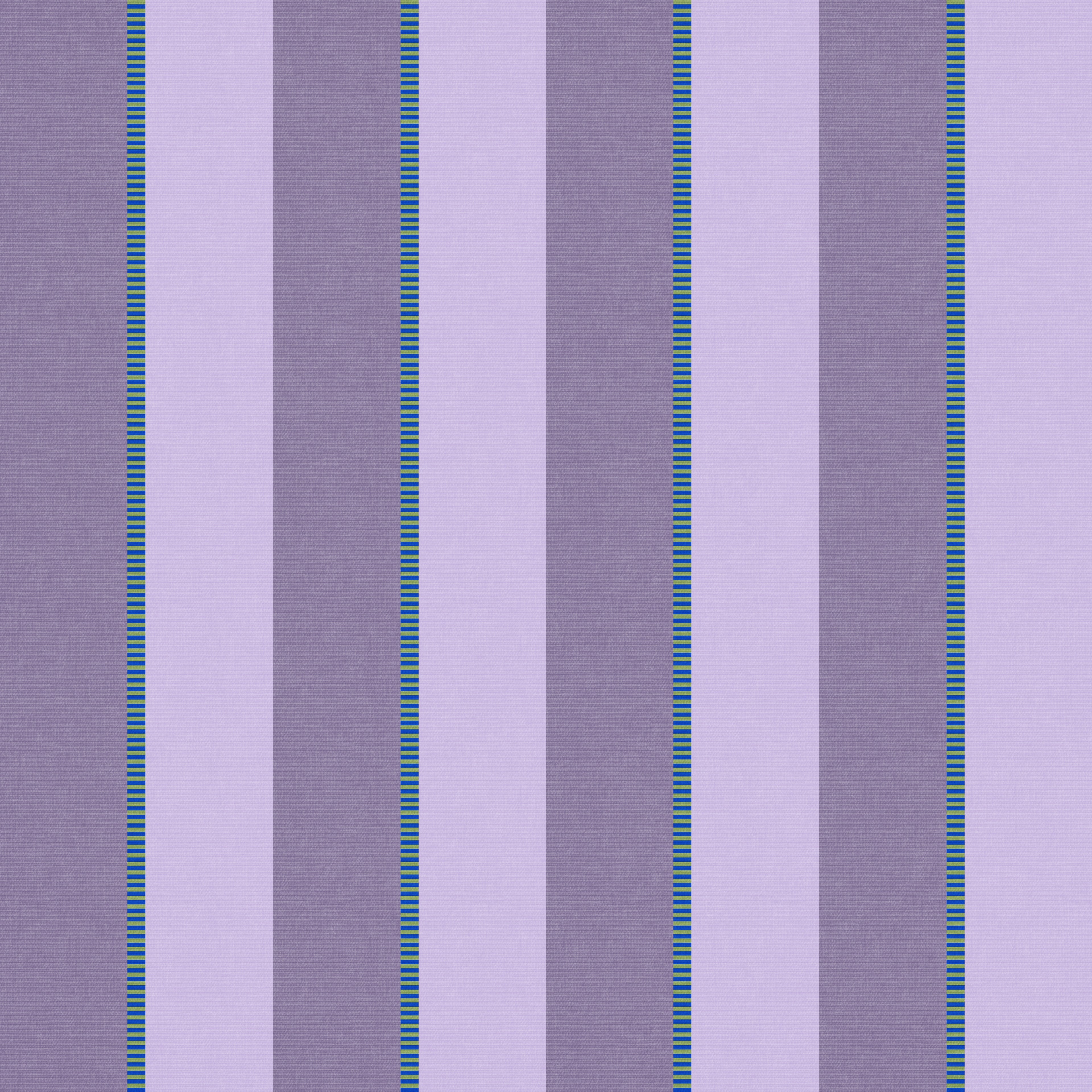 Striped pattern with alternating purple and white stripes on a light purple background. Vertical stripe wallpaper pattern featuring alternating wide bands with fine accent stripes, creating a tailored, rhythmic design with classic structure and modern polish.
