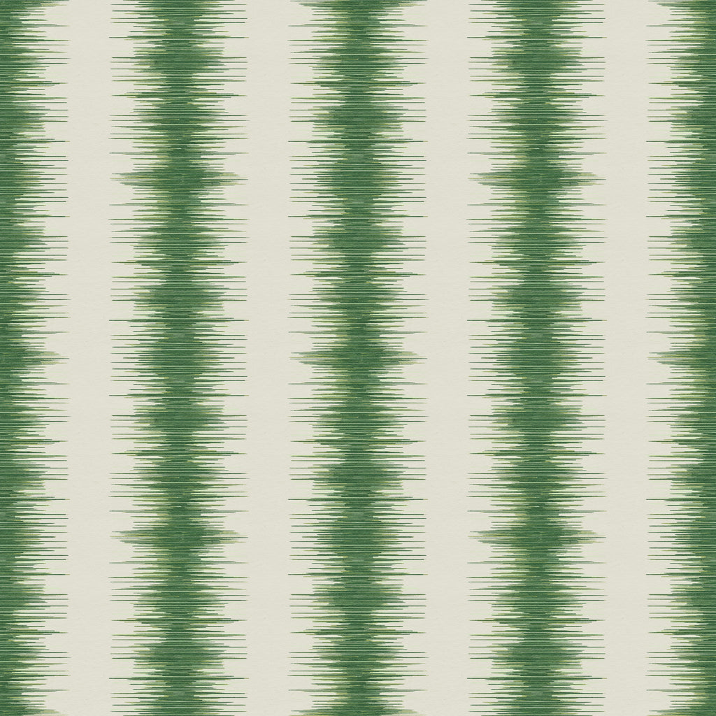 Abstract stripe wallpaper pattern with textured, irregular vertical bands that create organic movement and a modern, layered look inspired by natural rhythm.
Green white ivory, Les Touches